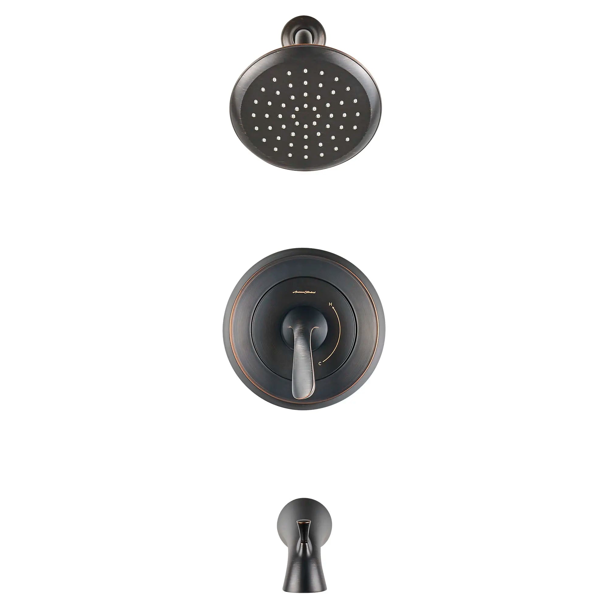 Fluent® 1.8 gpm/6.8 L/min Tub and Shower Trim Kit With Water-Saving Showerhead, Double Ceramic Pressure Balance Cartridge With Lever Handle — thumbnail 3